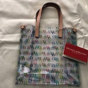 Dooney and Bourke clear lunch bag/tote